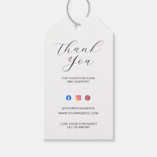 Custom Branding & Packaging Thank You Hand Tag
