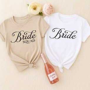 Custom Bridal Party Shirts   Bridesmaid Squad Gift
