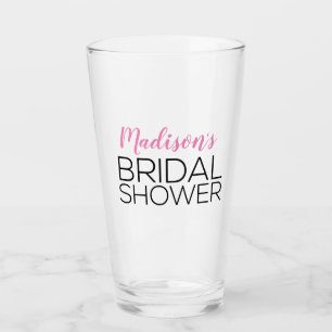 Custom Bridal Shower Personalised Pint Glass