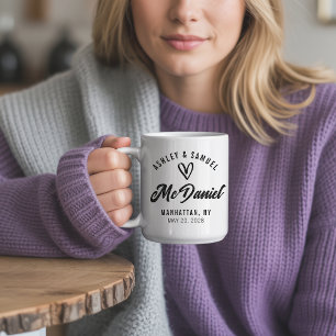 Custom Bridal Thank You Mug Gift for Wedding Party