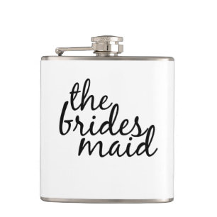 Custom Bridesmaid Flask