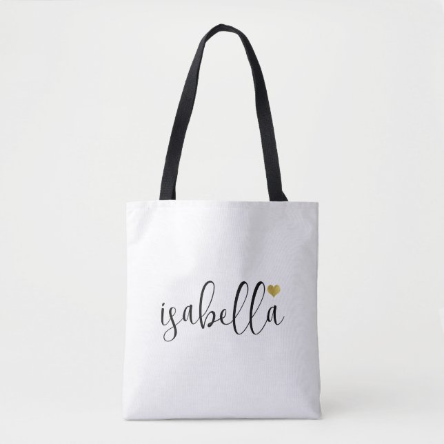 Custom Bridesmaid Script Name  Tote Bag (Front)