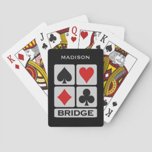 Custom Bridge Player Playing Cards