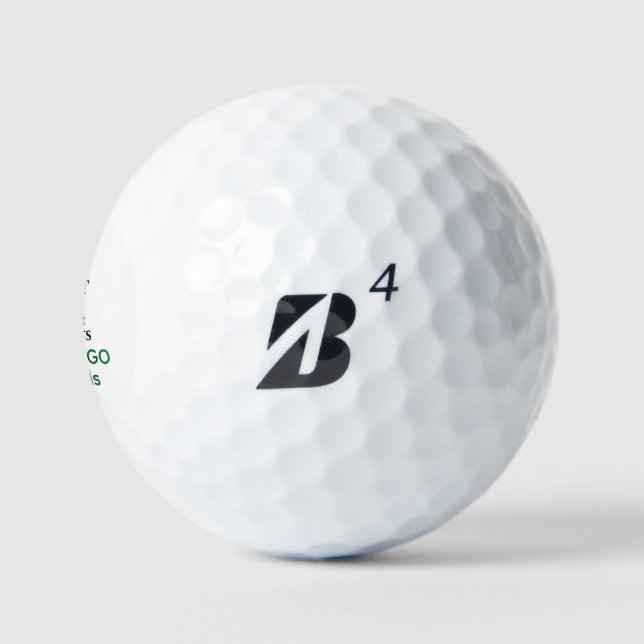 Custom Bridgestone e6 Golf Balls - Personalised (Logo)