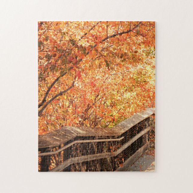 Custom Bright Warm Fall Colors Puzzle (Vertical)