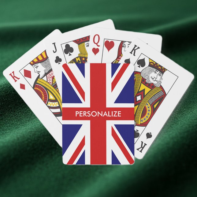 Custom British Union Jack flag playing cards (Creator Uploaded)