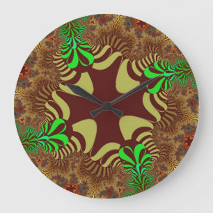 Custom Bronze Cross Large Wall Clock