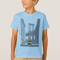 Custom Brooklyn Bridge Yellow Taxi New York Boys