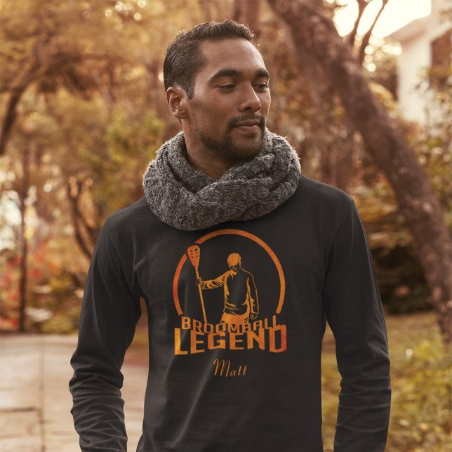 Custom Broomball Legend Cute Sports T-Shirt (Creator Uploaded)