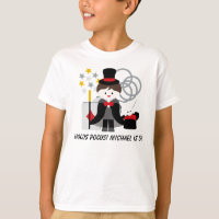 Custom Brunette Boy Hocus Pocus Magic T-shirt