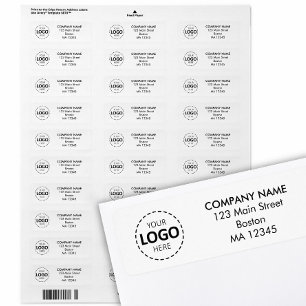 Custom Buisness Logo & Return Address