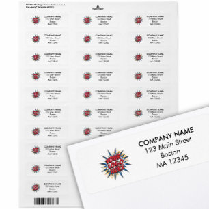 Custom Buisness Logo & Return Address 