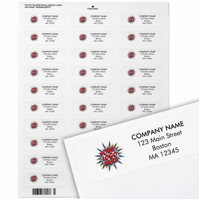 Custom Buisness Logo & Return Address  (Creator Uploaded)