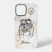 Custom Bulldog Lover's Apple iPhone 12 Case