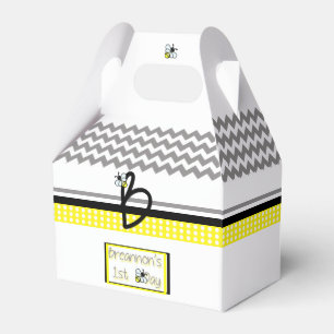Custom Bumble Bee Birthday Favour Box