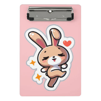 Custom Bunny Mini Clipboard