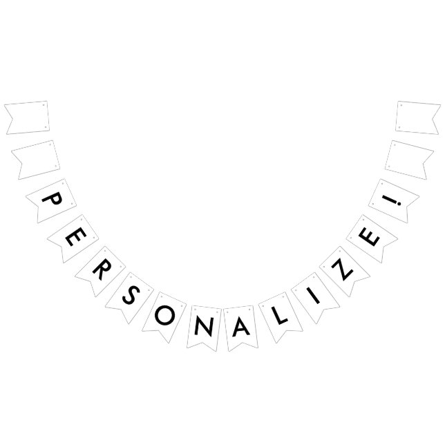 Custom Bunting Banner, Photo, Design, Text (All)