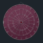 Custom Burgundy Dartboard<br><div class="desc">Elevate your dart game with this Custom Burgundy Dartboard. Designed for style and precision, this dartboard features a rich burgundy background that adds elegance to any game room or office. The high-quality materials ensure durability and consistent performance, making it perfect for casual games or competitive play. A unique and stylish...</div>