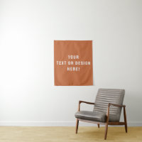 Custom Burnt-sienn Tapestry – Personalised for You