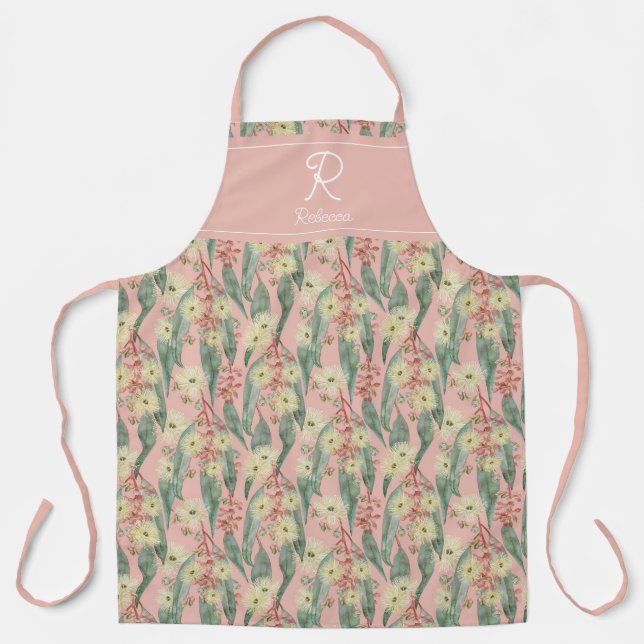 Custom Bush Gum Floral Blooms Apron (Front)