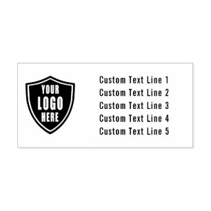 Custom Business 5 Lines  Self-inking Stamp