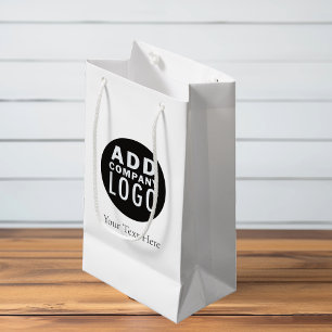 Custom Business Add A Logo Small Gift Bag