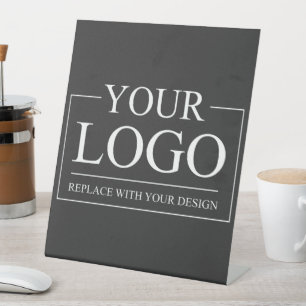 Custom Business ADD LOGO Company Professional Pedestal Sign