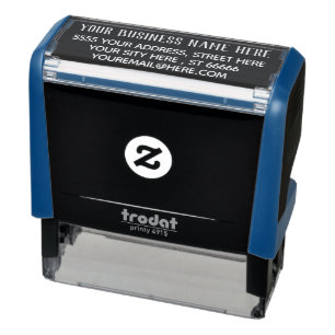 Custom Business Address Your Company Stamp