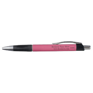 Custom Business and Corporate Logo, Name Warm Pink