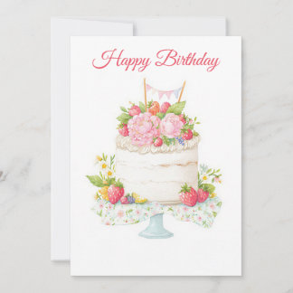 Custom Business Birthday Card