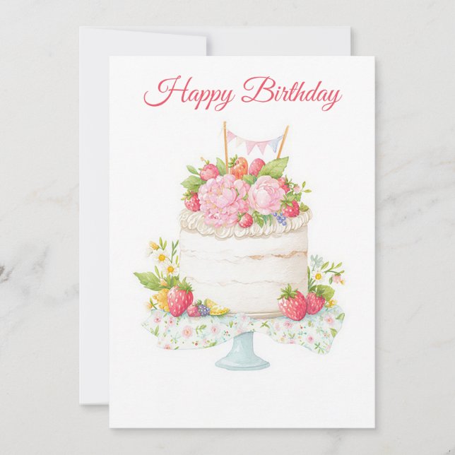 Custom Business Birthday Card (Front)