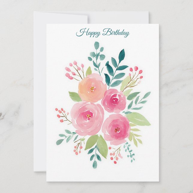 Custom Business Birthday Card (Front)