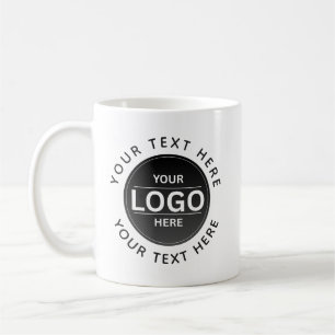 Custom Business Brand Logo Coffee Mug