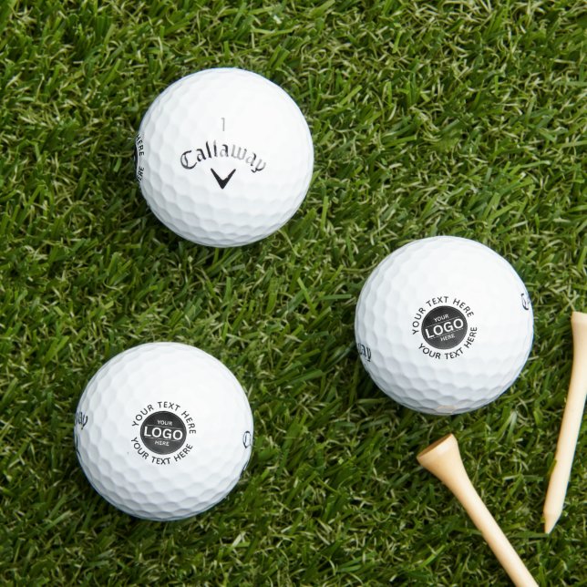 Custom Business Brand Logo Golf Balls (Insitu Grass)