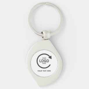 Custom Business Brand Logo Key Ring