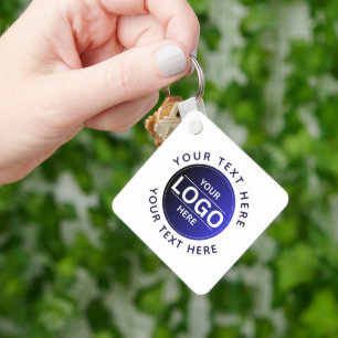 Custom Business Brand Logo Key Ring