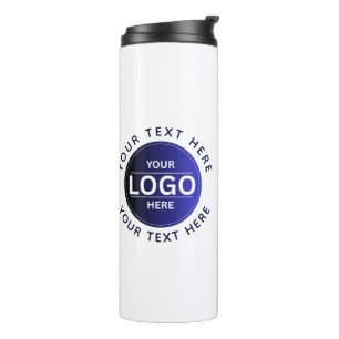 Custom Business Brand Logo Thermal Tumbler