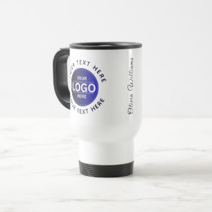 Custom Business Brand Logo Travel Mug