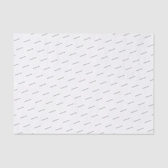 Custom Business Branded Packaging Tissue Paper (Front)