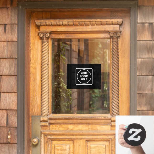 Custom Business Branding | Black Personalised  (Home Door)