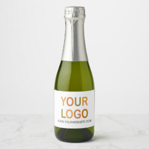 Custom Business Branding LOGO Sparkling Wine Label