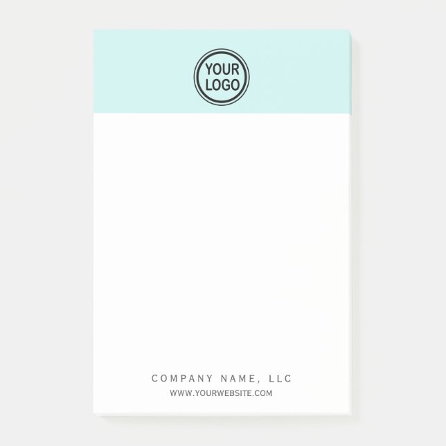 Custom Business Branding Logo Template  Post-it Notes (Front)
