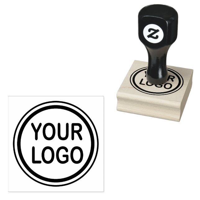 Custom Business Branding Logo Template  Rubber Stamp (Stamped)