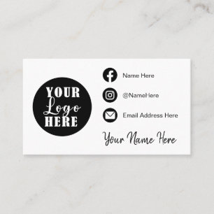 Custom Business Card - 3.5" x 2.0" in size!