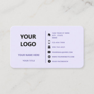 Custom Business Card with Your Own Design