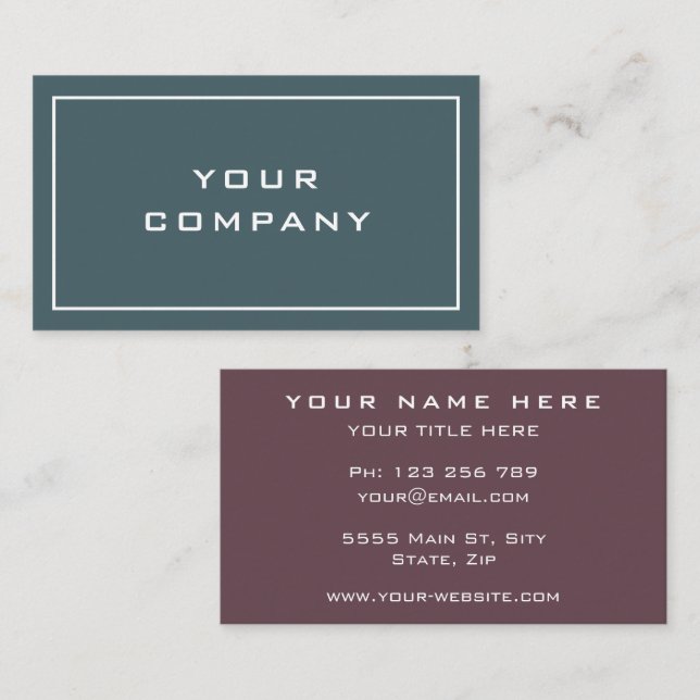 Custom Business Card Your Own Design Personalised (Front/Back)