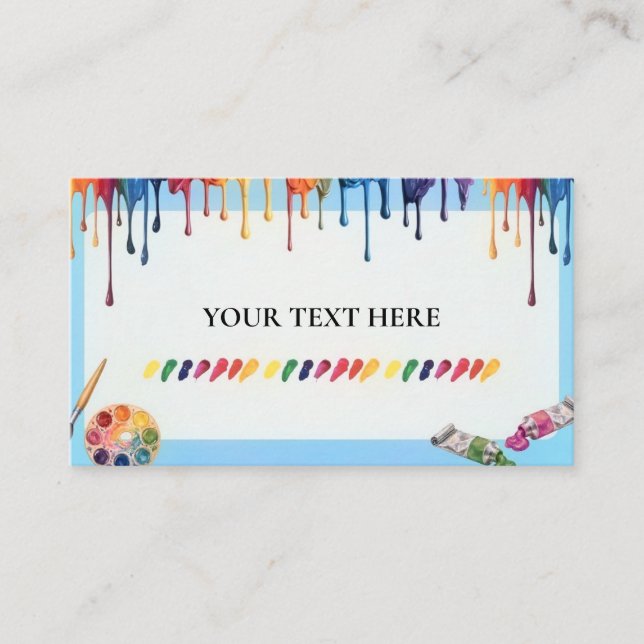 CUSTOM BUSINESS CARDS  (Front)