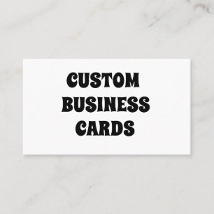CUSTOM BUSINESS CARDS