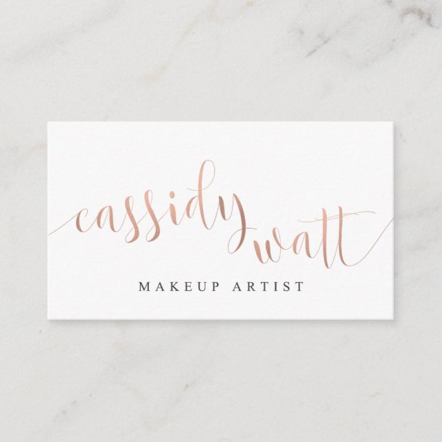 Custom Business Cards: Cassidy Watt Card (Front)