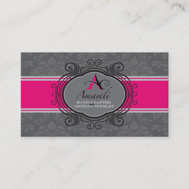 Custom Business Cards for Amayeli (6/2016) (Front)